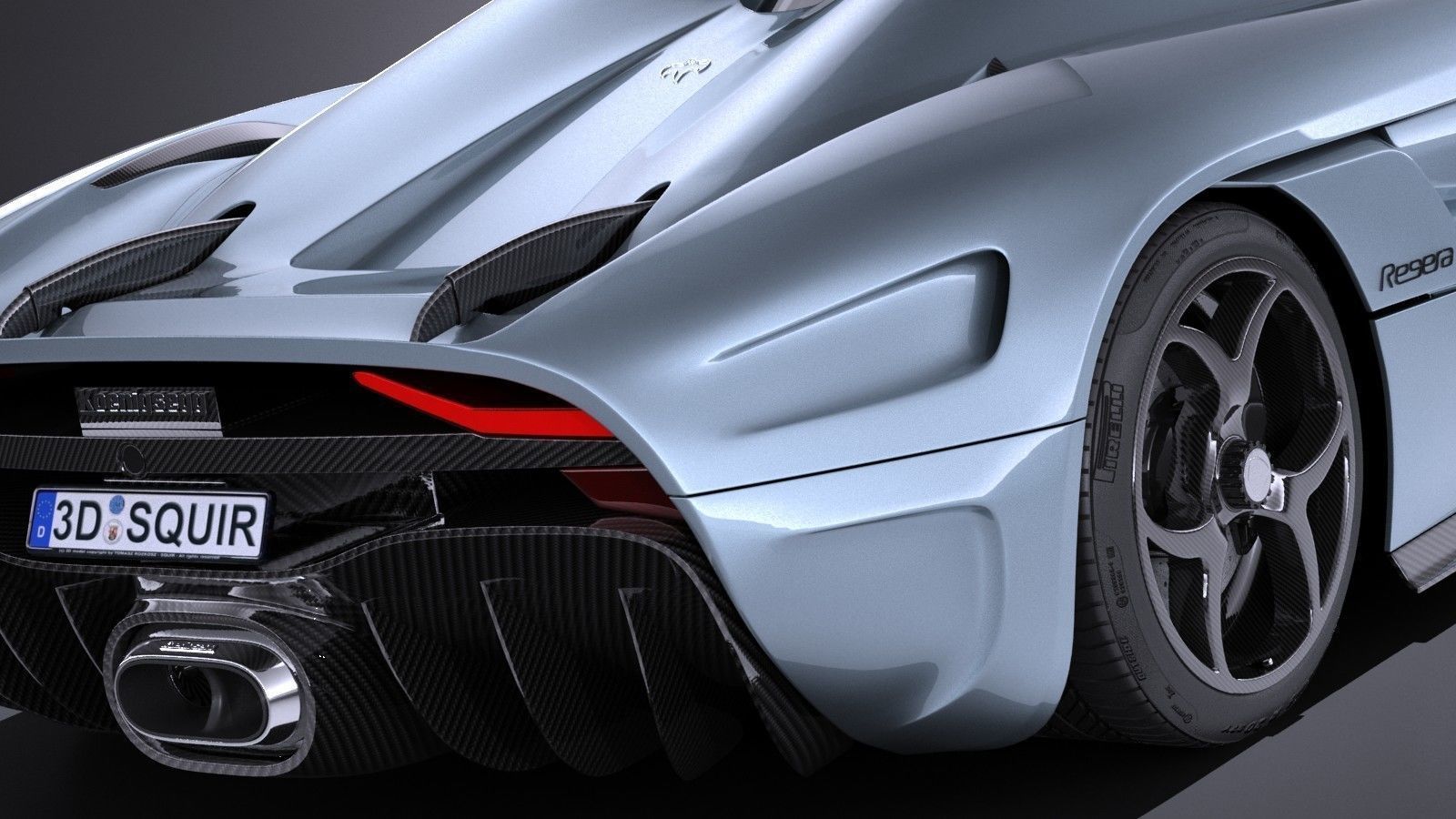 Koenigsegg Regera 2017 3D model_3