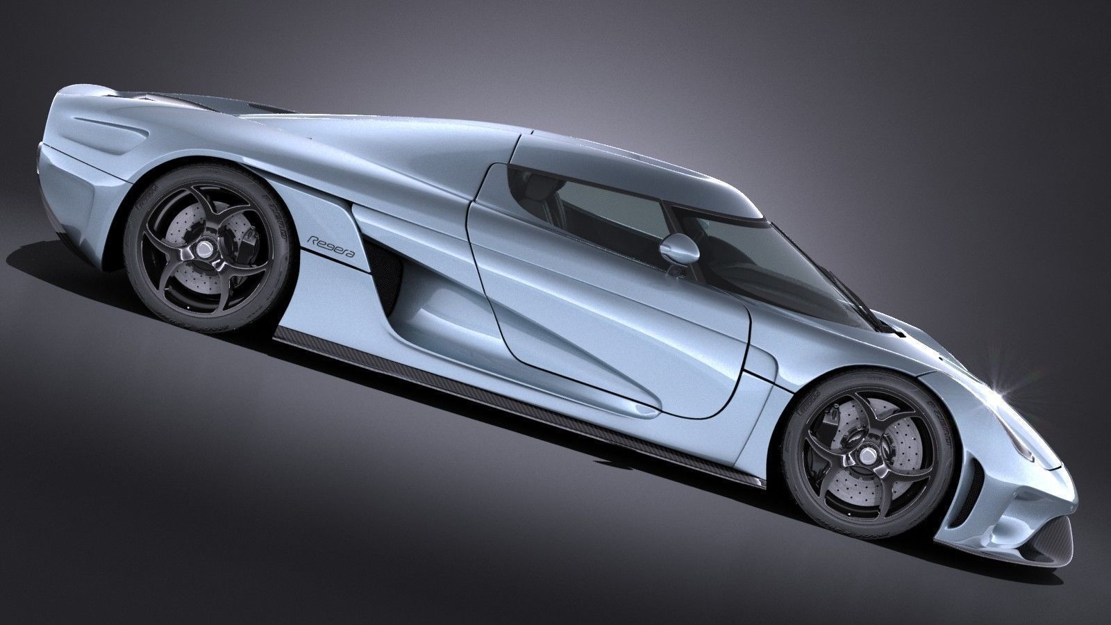 Koenigsegg Regera 2017 3D model_6