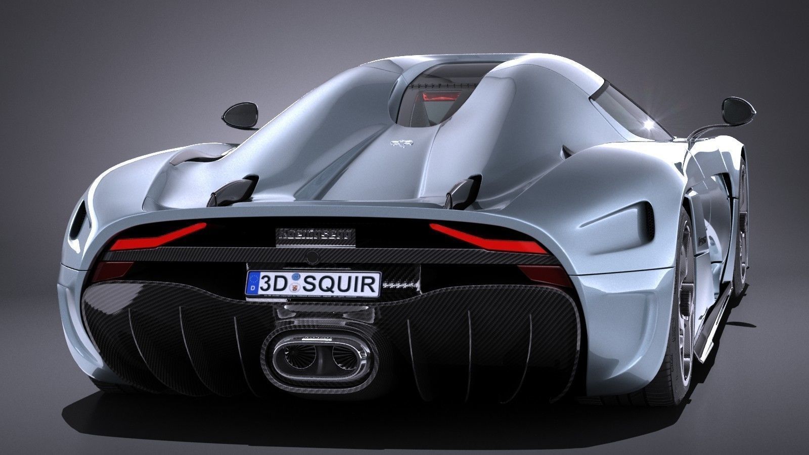 Koenigsegg Regera 2017 3D model_4