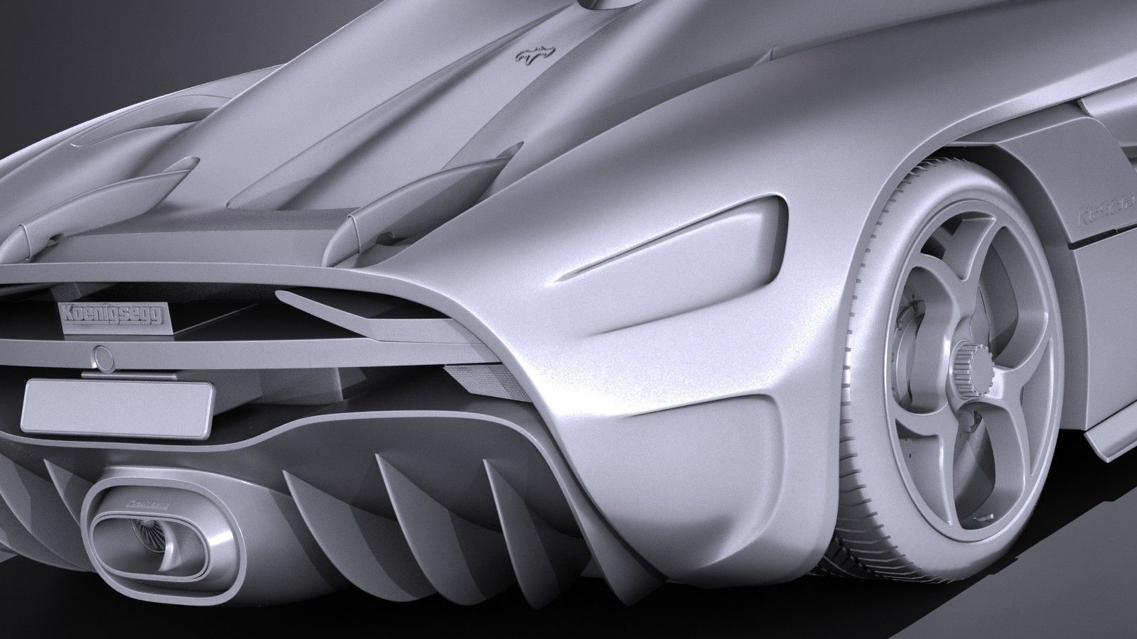Koenigsegg Regera 2017 3D model_10
