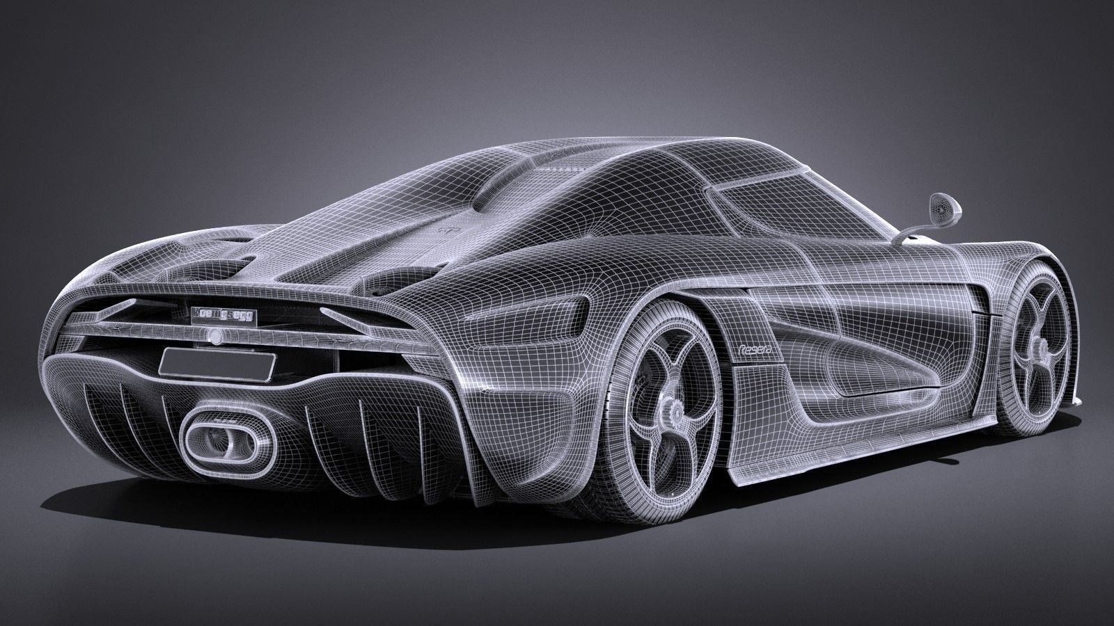 Koenigsegg Regera 2017 3D model_13