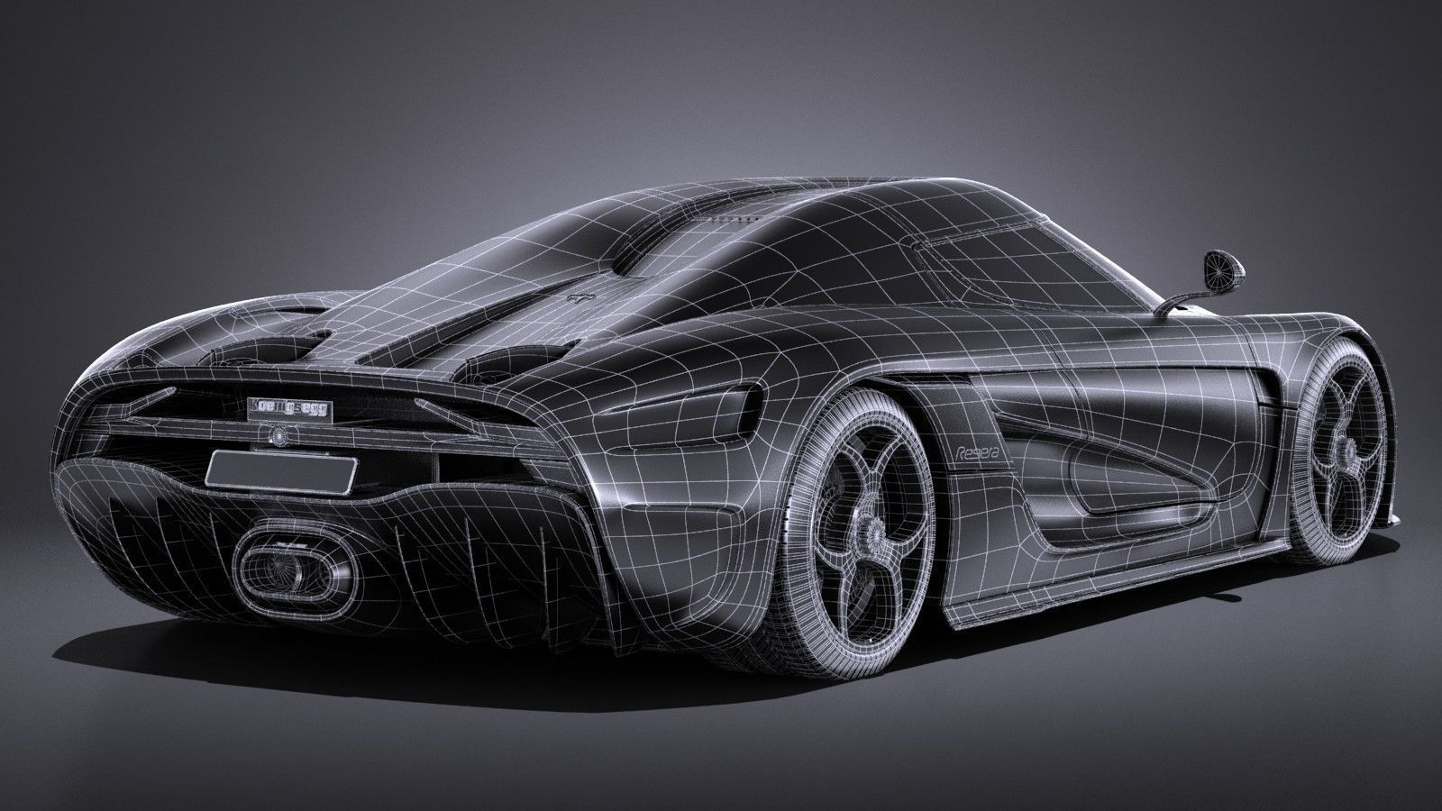 Koenigsegg Regera 2017 3D model_15