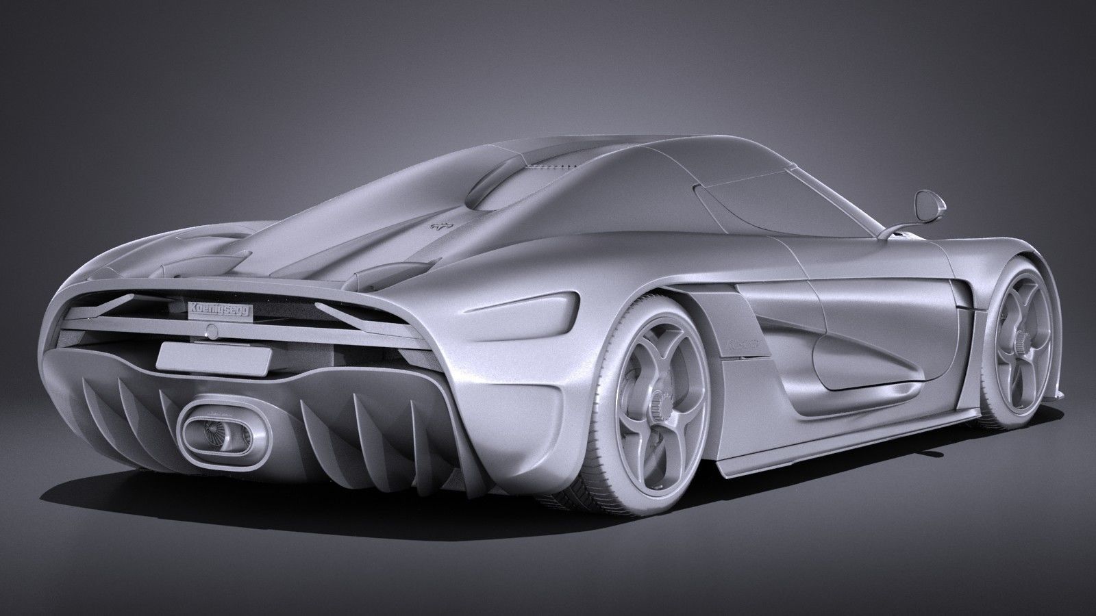 Koenigsegg Regera 2017 3D model_11