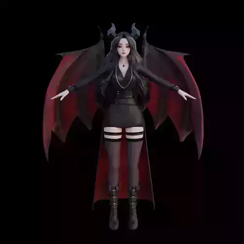 Cyber Seraph Virtual Vanguard VRChat 3d model