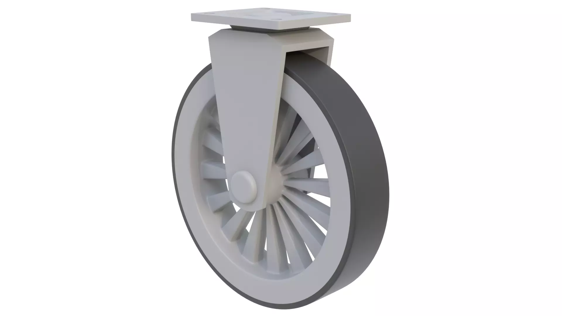 Furniture caster 04 3D model