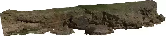 Photorealistic Cliff Rock Wall