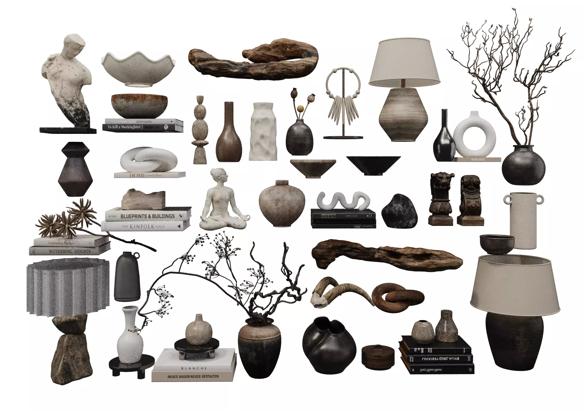 wabisabi Decorative Objects Collection 3D model