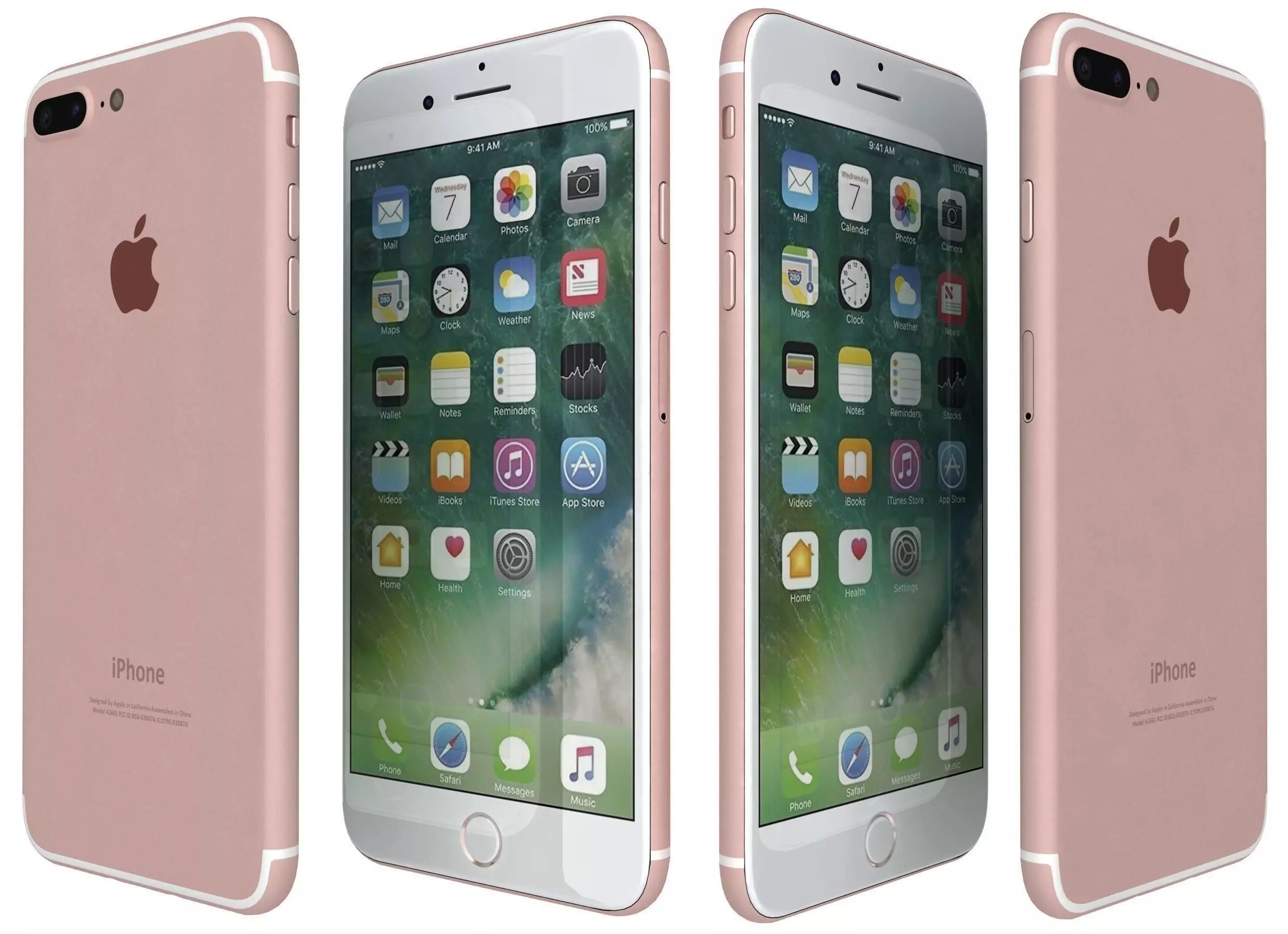 Apple iPhone 7 Plus Rose Gold 3D model_0