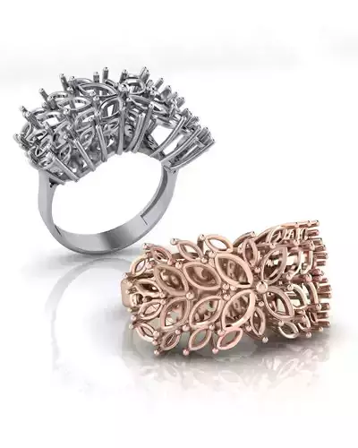 full marquise jewelry ring