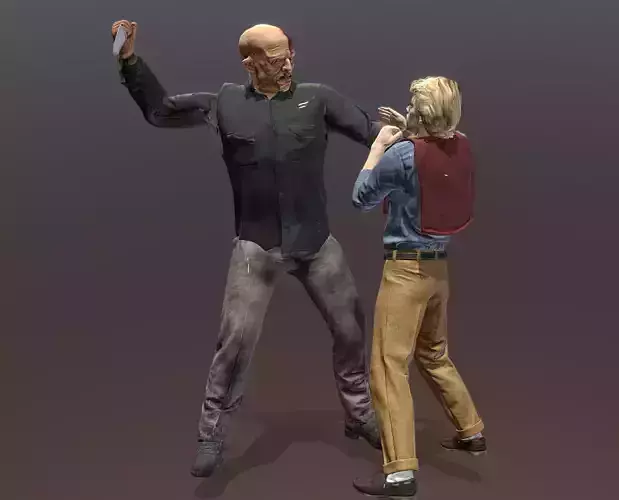 SERIAL KILLER CHILD MURDERER FuseBones Pbr Fbx Animated