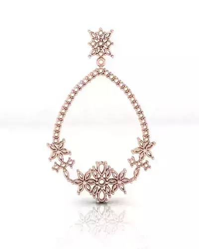 marquise and pear and round