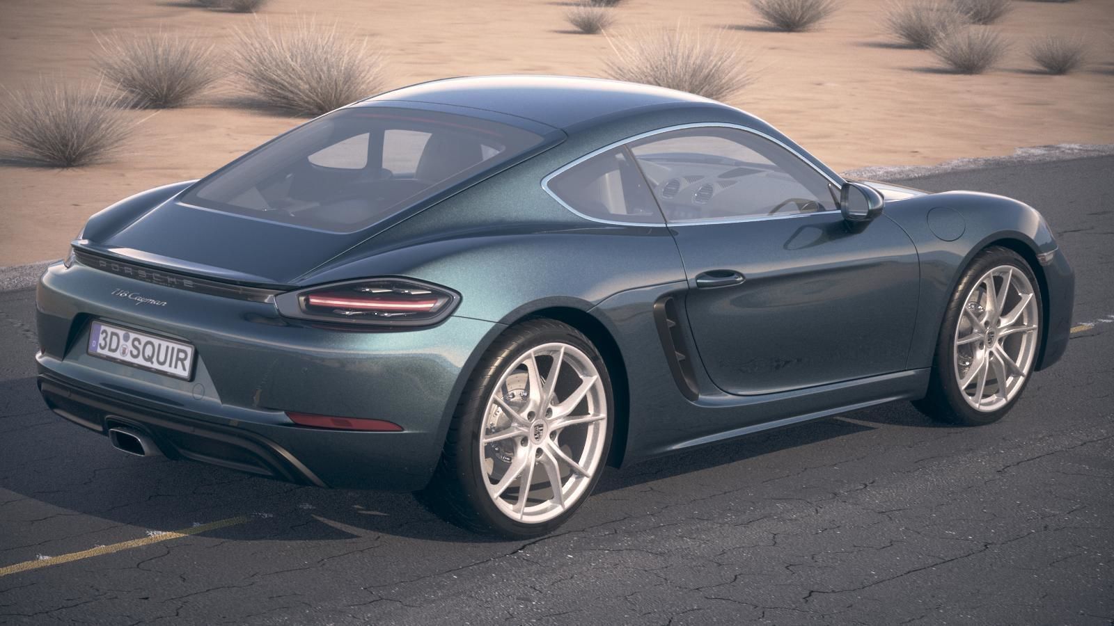 Porsche 718 Cayman 2017 DesertStudio 3D model_5