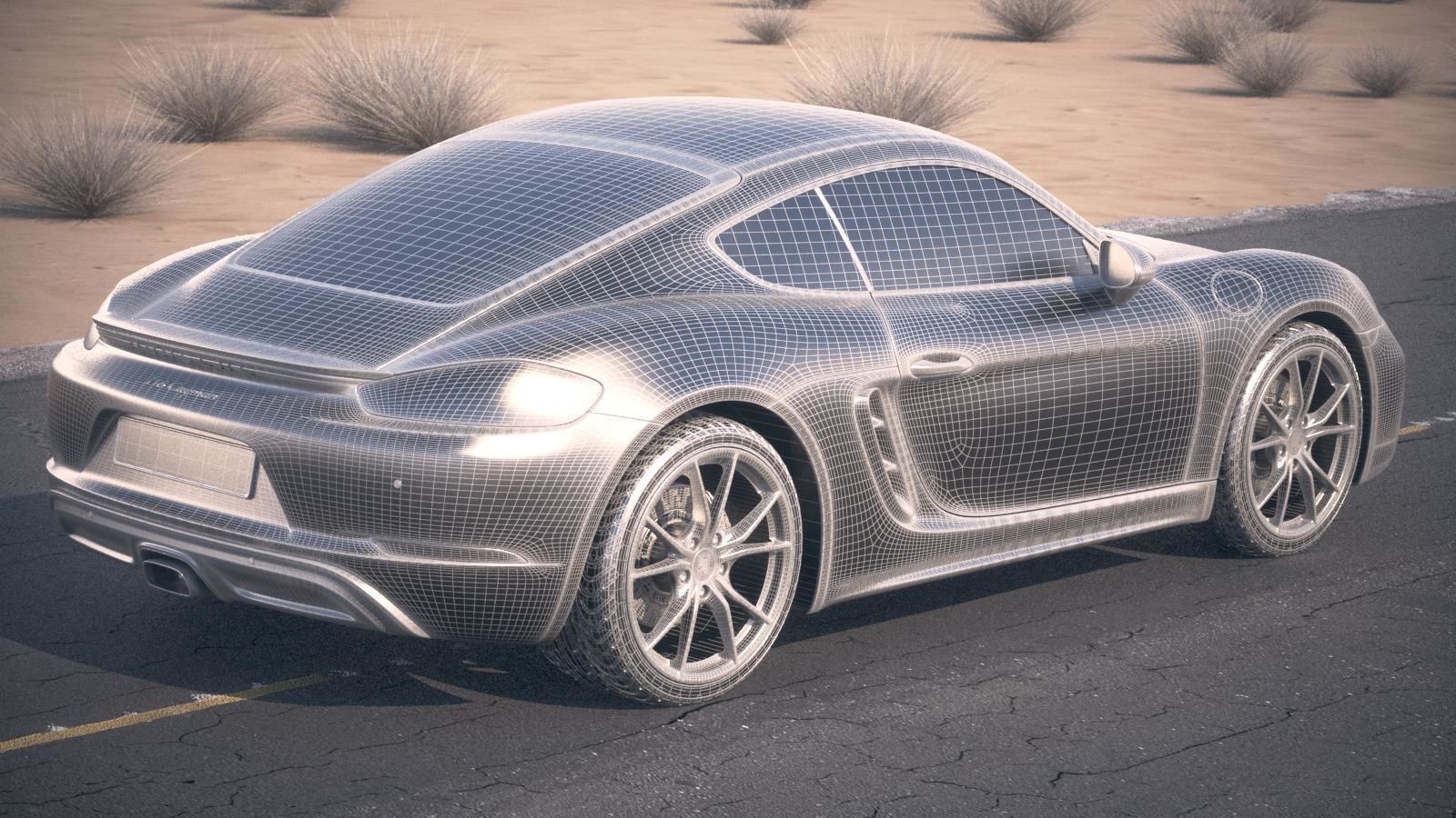 Porsche 718 Cayman 2017 DesertStudio 3D model_17