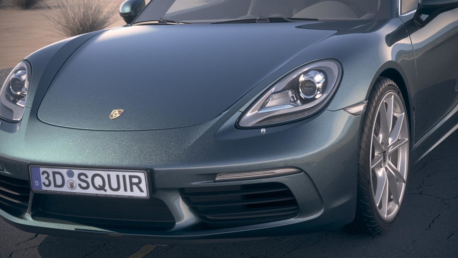 Porsche 718 Cayman 2017 DesertStudio 3D model_2