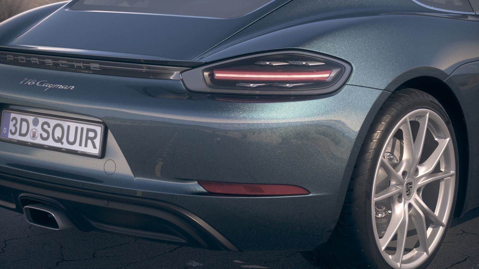 Porsche 718 Cayman 2017 DesertStudio 3D model_3