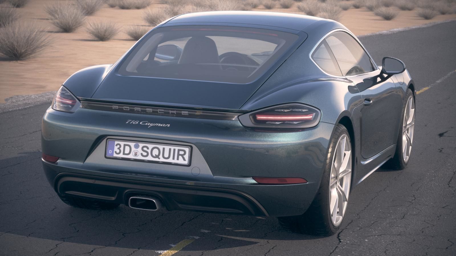 Porsche 718 Cayman 2017 DesertStudio 3D model_4