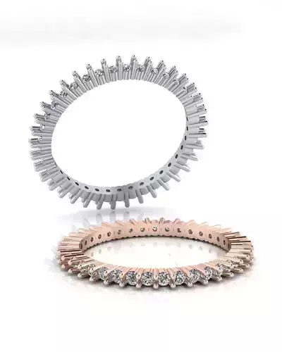 round eternity jewelry ring