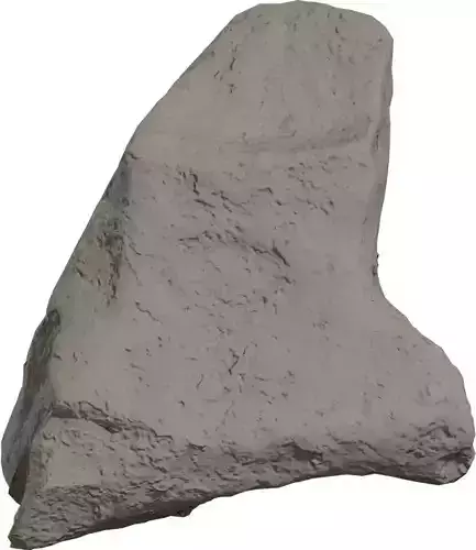 Stylized Boulder Rock Low-poly 3D model