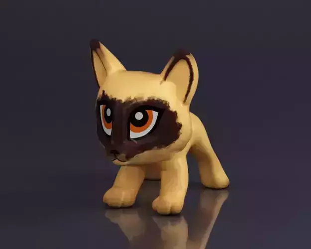 S00067 Stylized Cat Toy