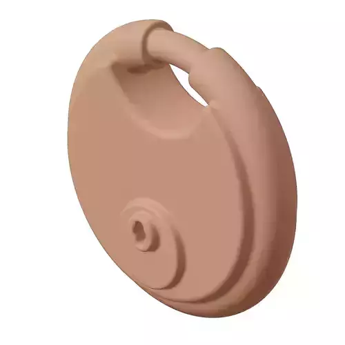 Plastic Round Padlock Toy