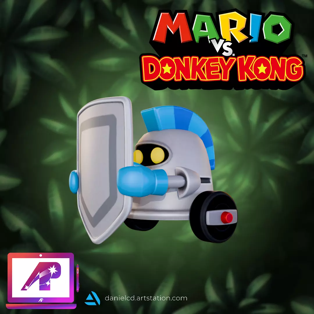 Mario vs Donkey Kong Sir Shovalots Free 3D print model