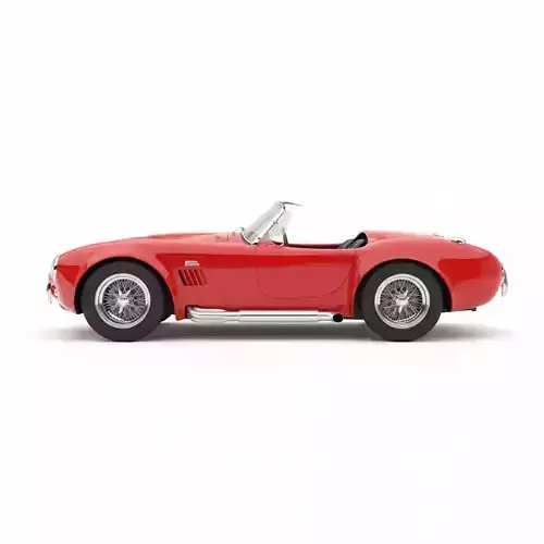 Classic Red American Muscle Roadster