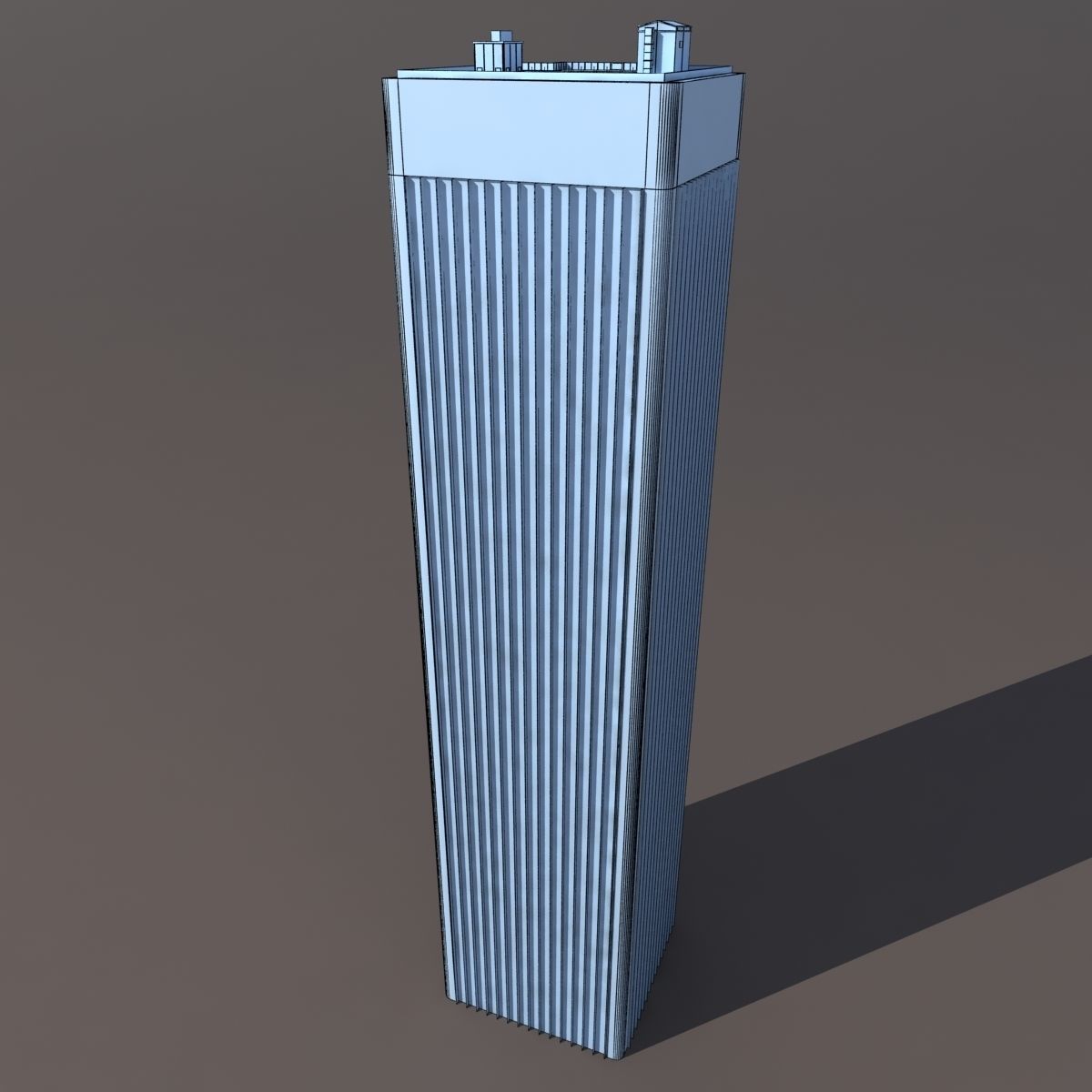 Skyscrapers Building Pack Low-poly 3D model_32
