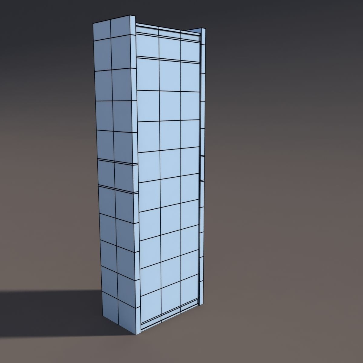 Skyscrapers Building Pack Low-poly 3D model_21