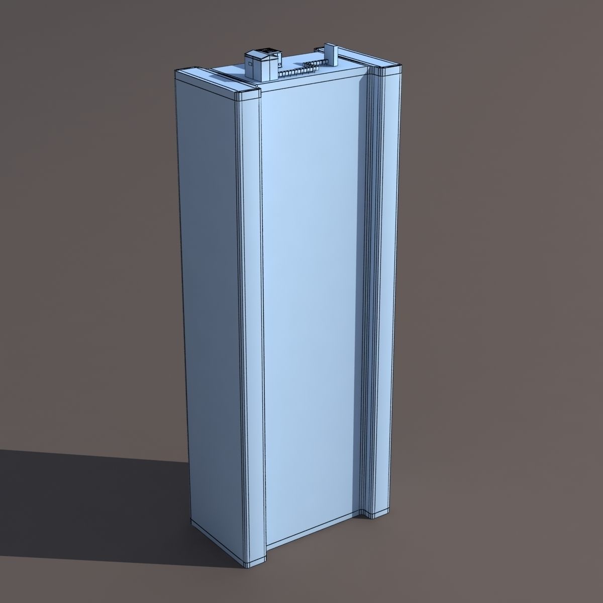 Skyscrapers Building Pack Low-poly 3D model_16