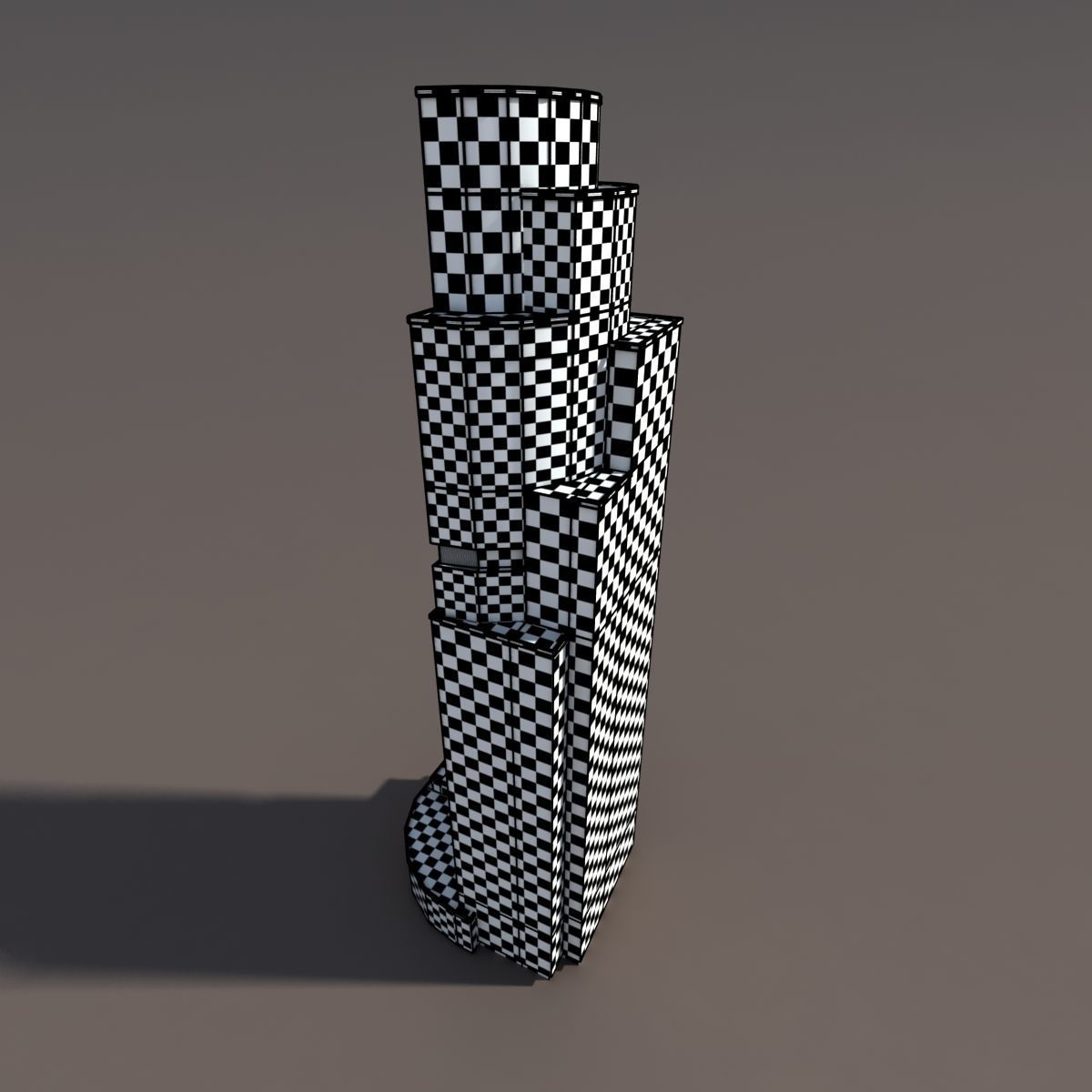 Skyscrapers Building Pack Low-poly 3D model_31