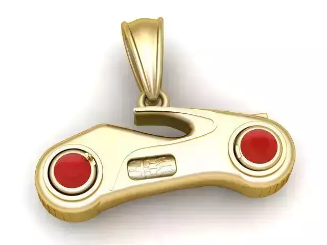 Modern Bicycle Pendant 3D Printable Model