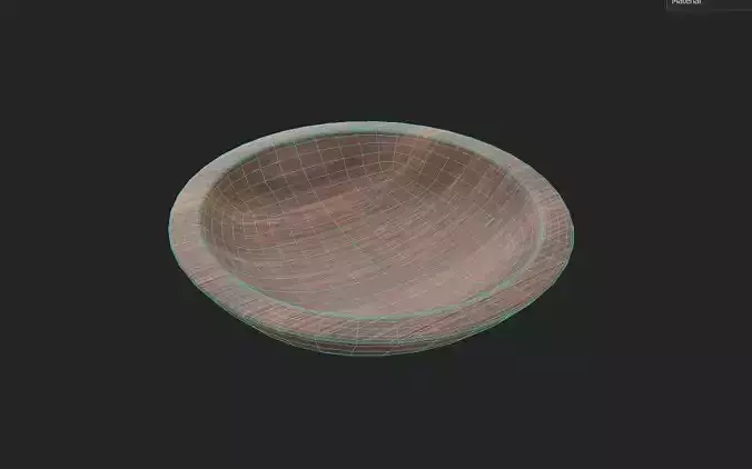 Fruit Bowl M03 Low-poly 3D model 2