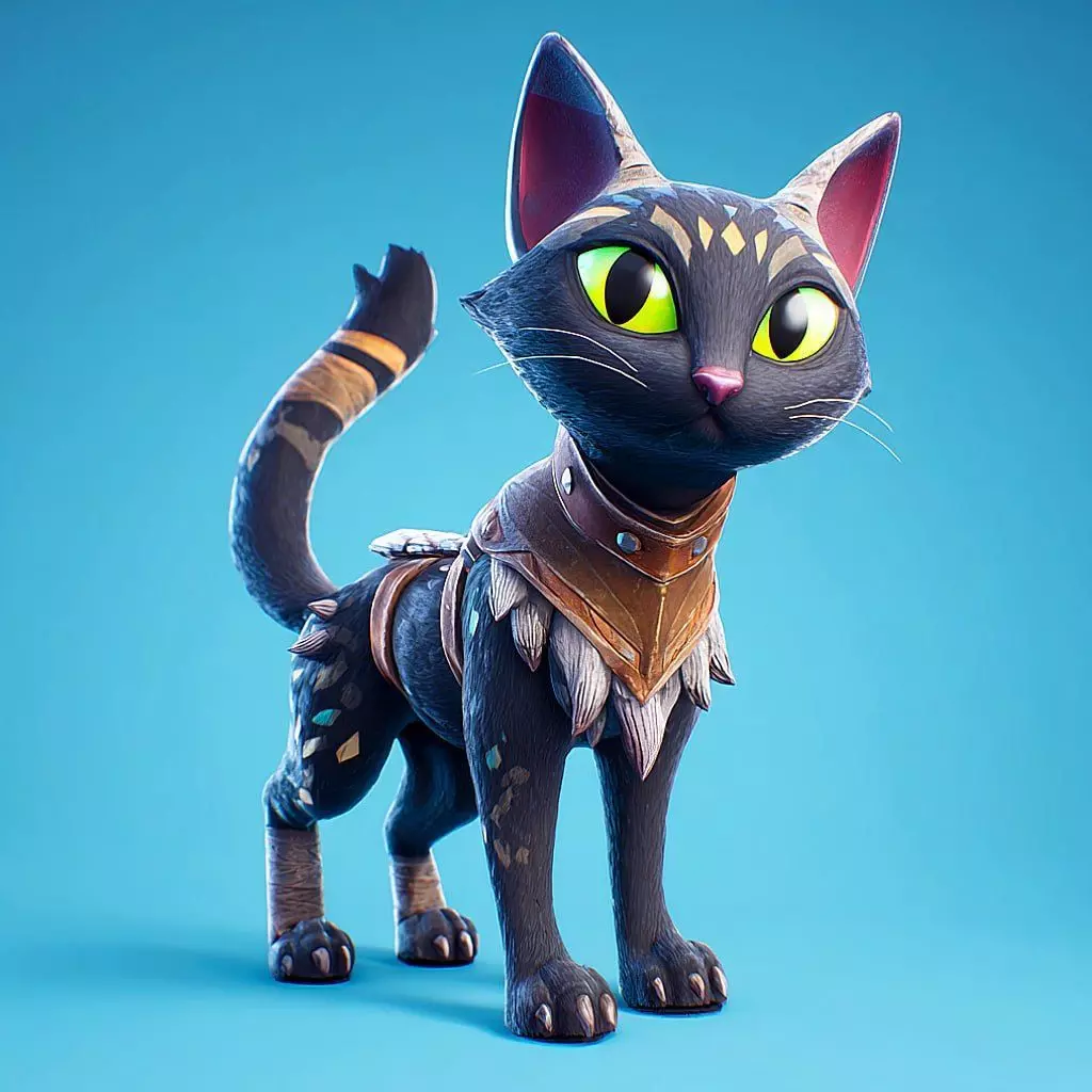 Free cat Free 3D model