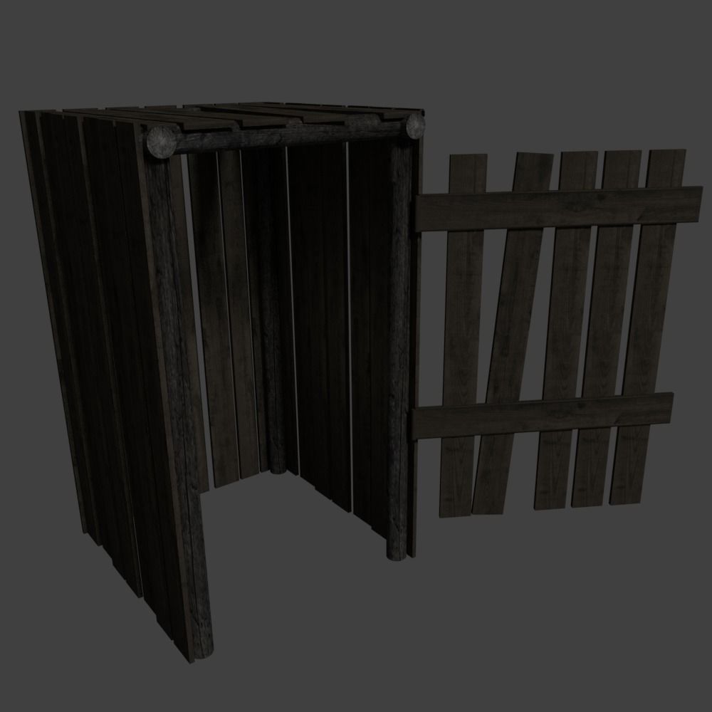 Nice toilet Low-poly 3D model_2