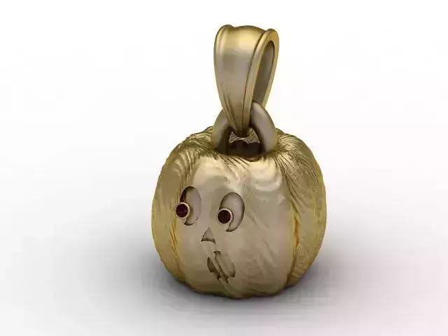 Pumpkin Surprise Pendant 3D Printable Model