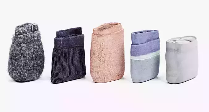 -Folded Socks Set-