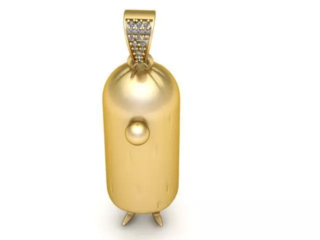 Capsule Buddy Pendant Jewelry 3D Printable model 3D print model