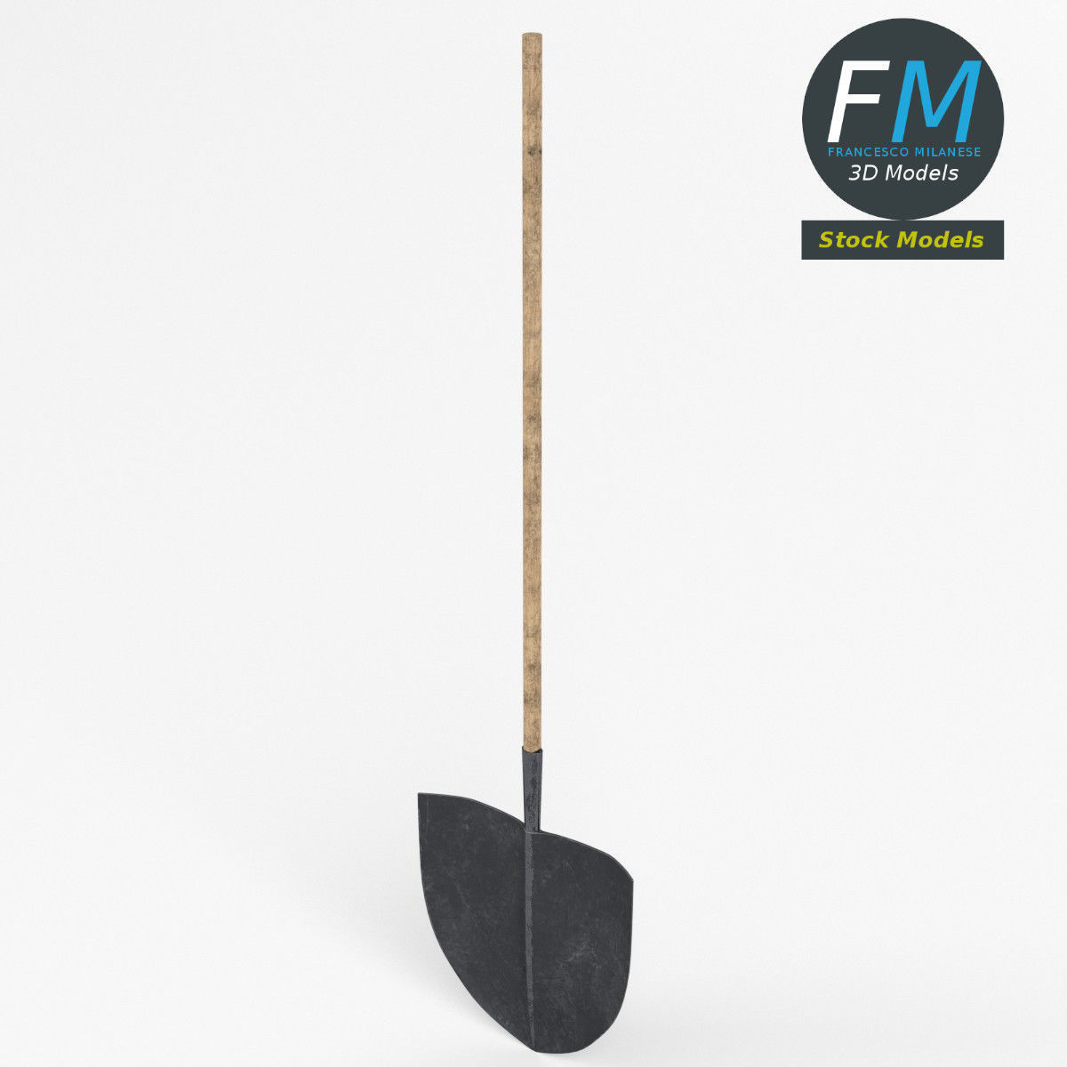 Shovel 3D model_2