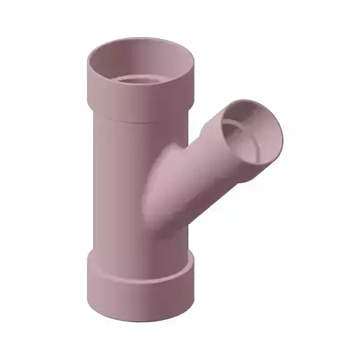 Plastic Plumbing Reducing Y Fitting Toy