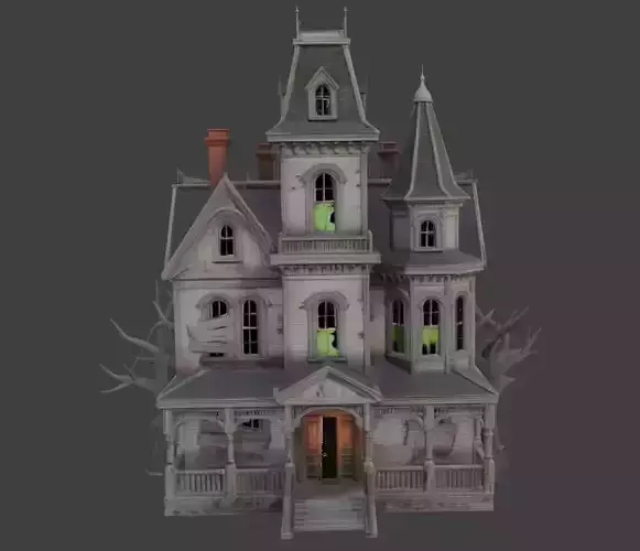 Haunted House 3D Model