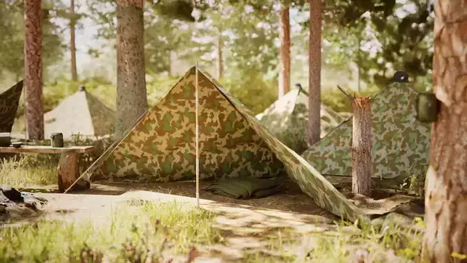 German Wehrmacht tents