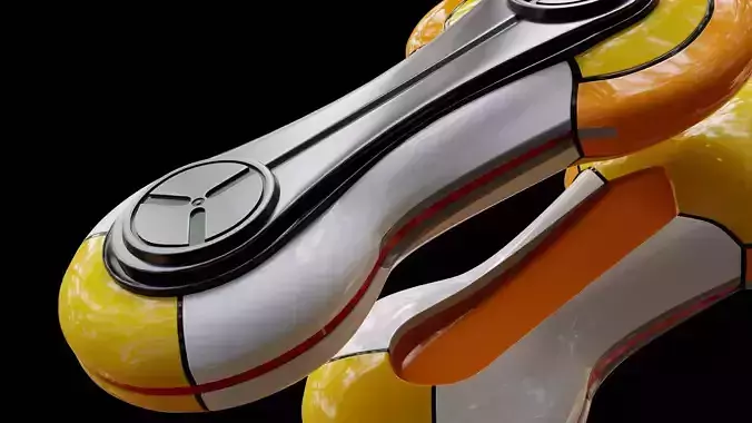 Sonic Riders Zero Gravity Yellow Tail CGI Model