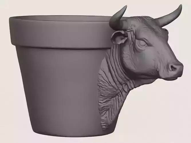 Bull Head Planter