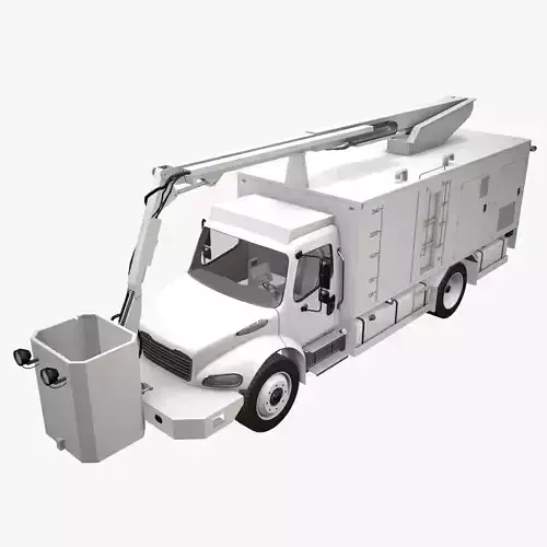 Aircraft Deicer Truck White --345--