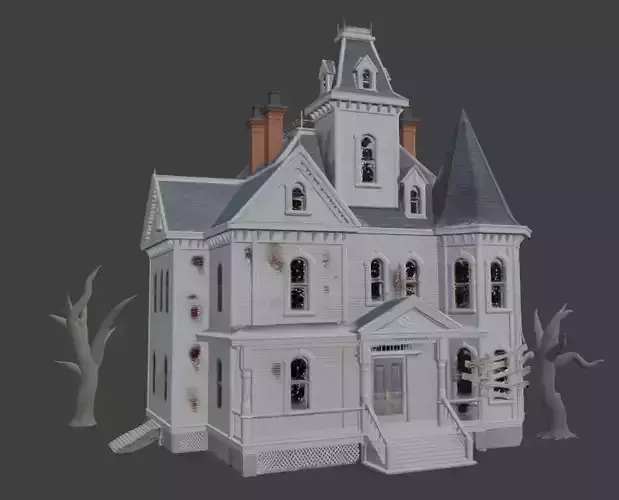 Haunted House 3d Model
