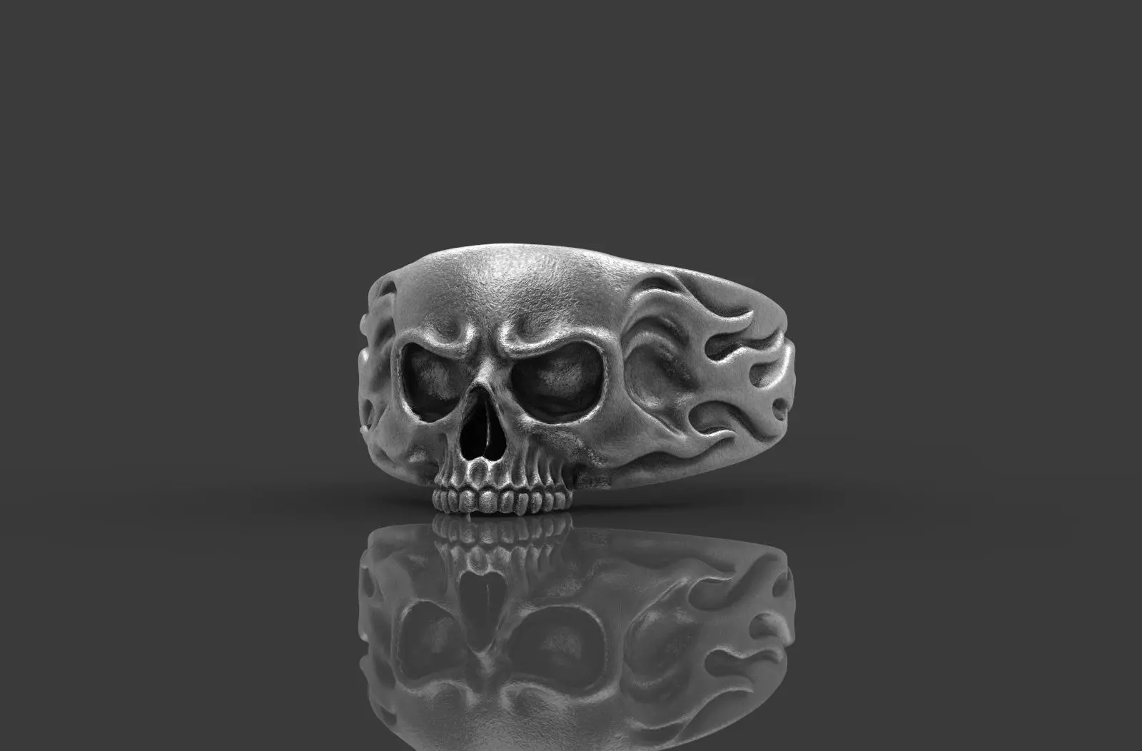 Biker Ring 3D print model