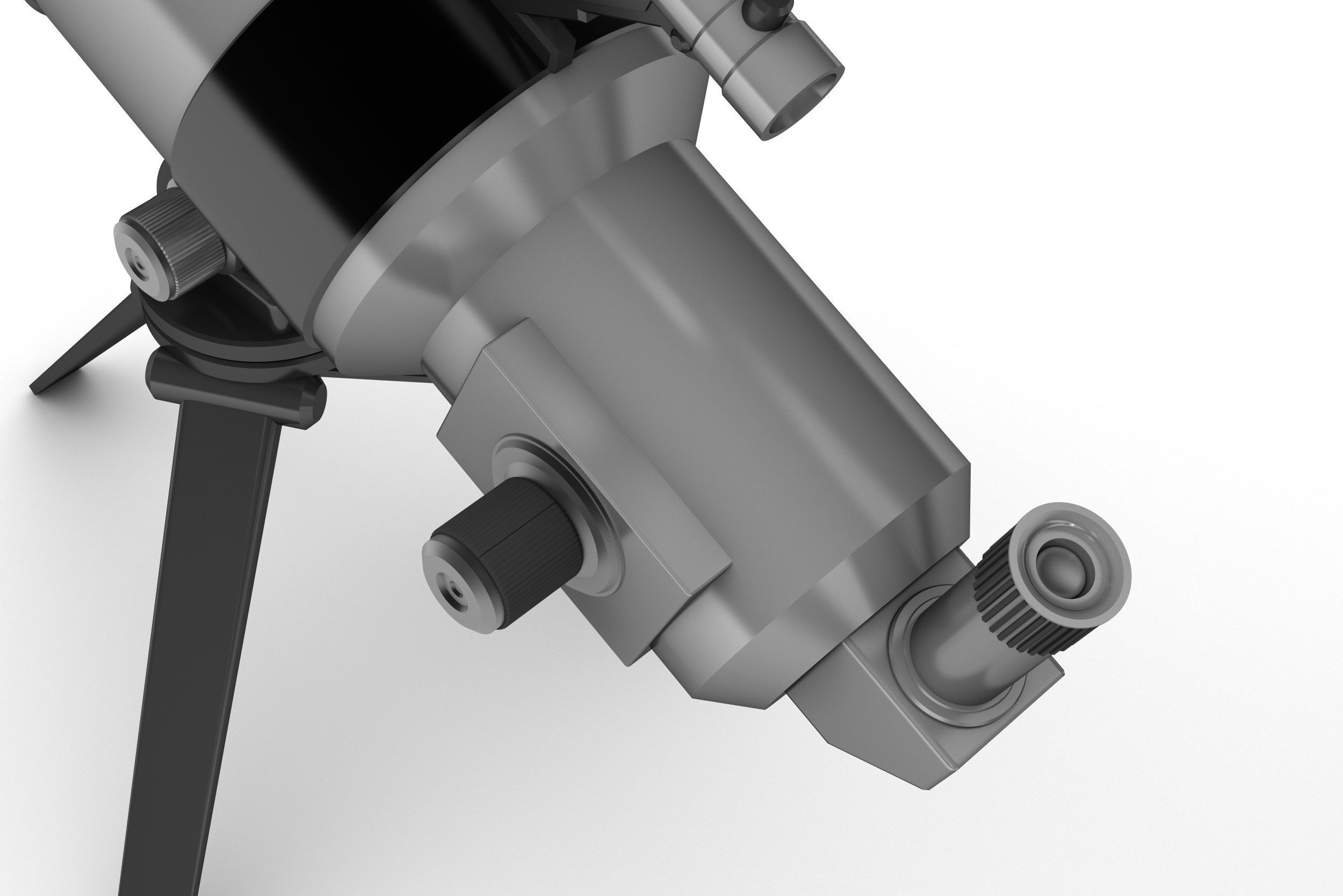 Telescopes refractor and reflector system 3D model_8