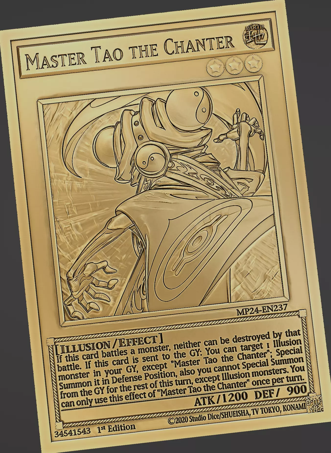 Master Tao the Chanter - yu-gi-oh Free 3D print model
