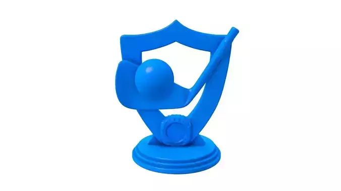 Golf Trophies -  Golf Trophy - golf stl 