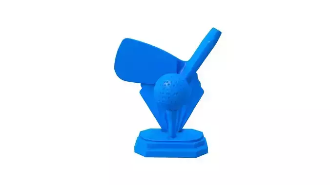 Golf Trophies -  Golf Trophy -  golf stl 